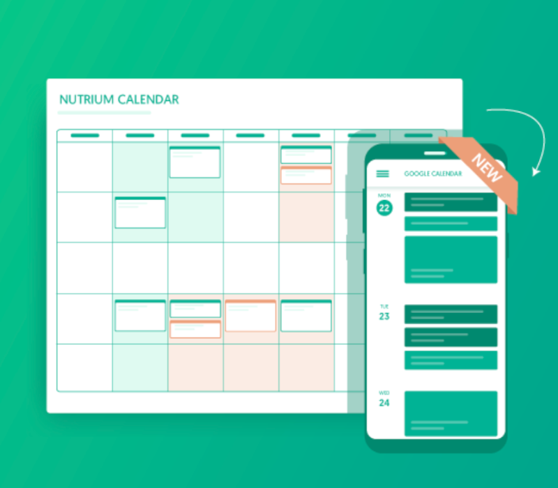 Sync your nutrition practice calendar with Google Calendar